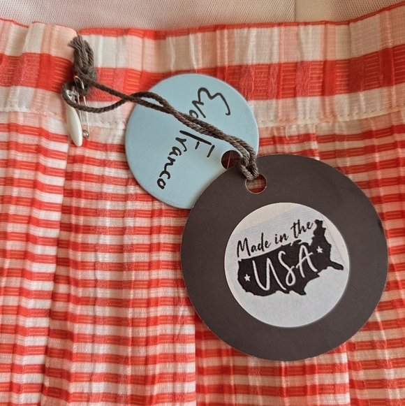 🎀NWT Anthropologie EVA FRANCO Harmonia Plaid A-Line Midi Skirt, Size 4 - Picture 7 of 9